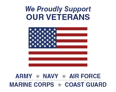 We proudly support our veterans.